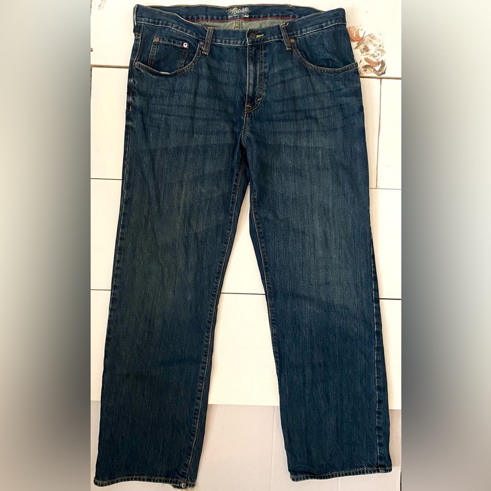 Old Navy Men's Dark Blue Straight Jeans